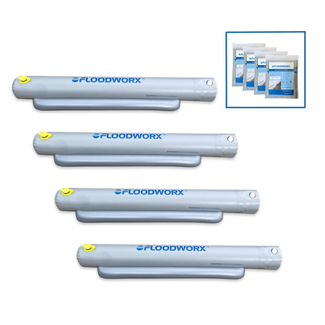 4Ft/122cm Flood Barrier (4 Pack)