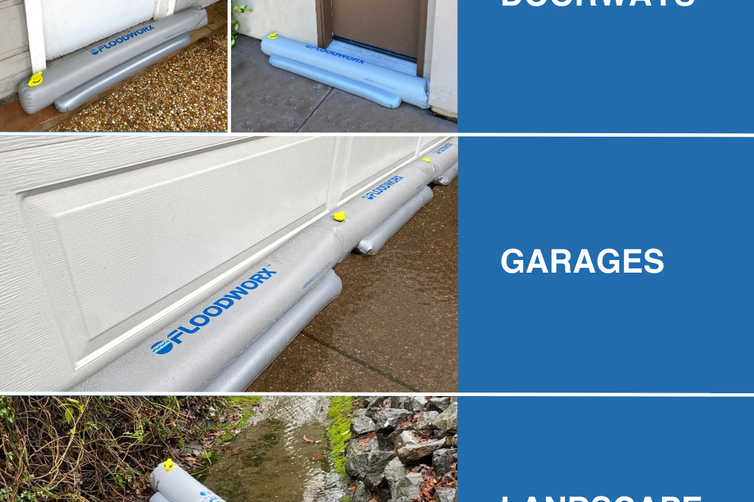 4Ft/122cm Flood Barrier (4 Pack)